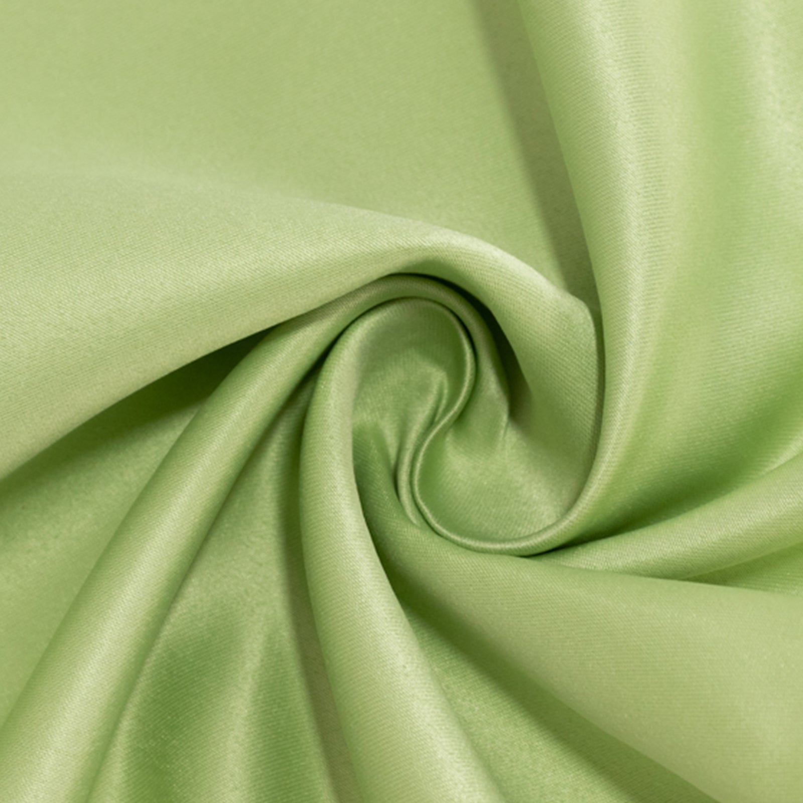 Lamour Satin 72x72 Table Overlay Square Tablecloth Sage Green - Smooth Finish Table Topper