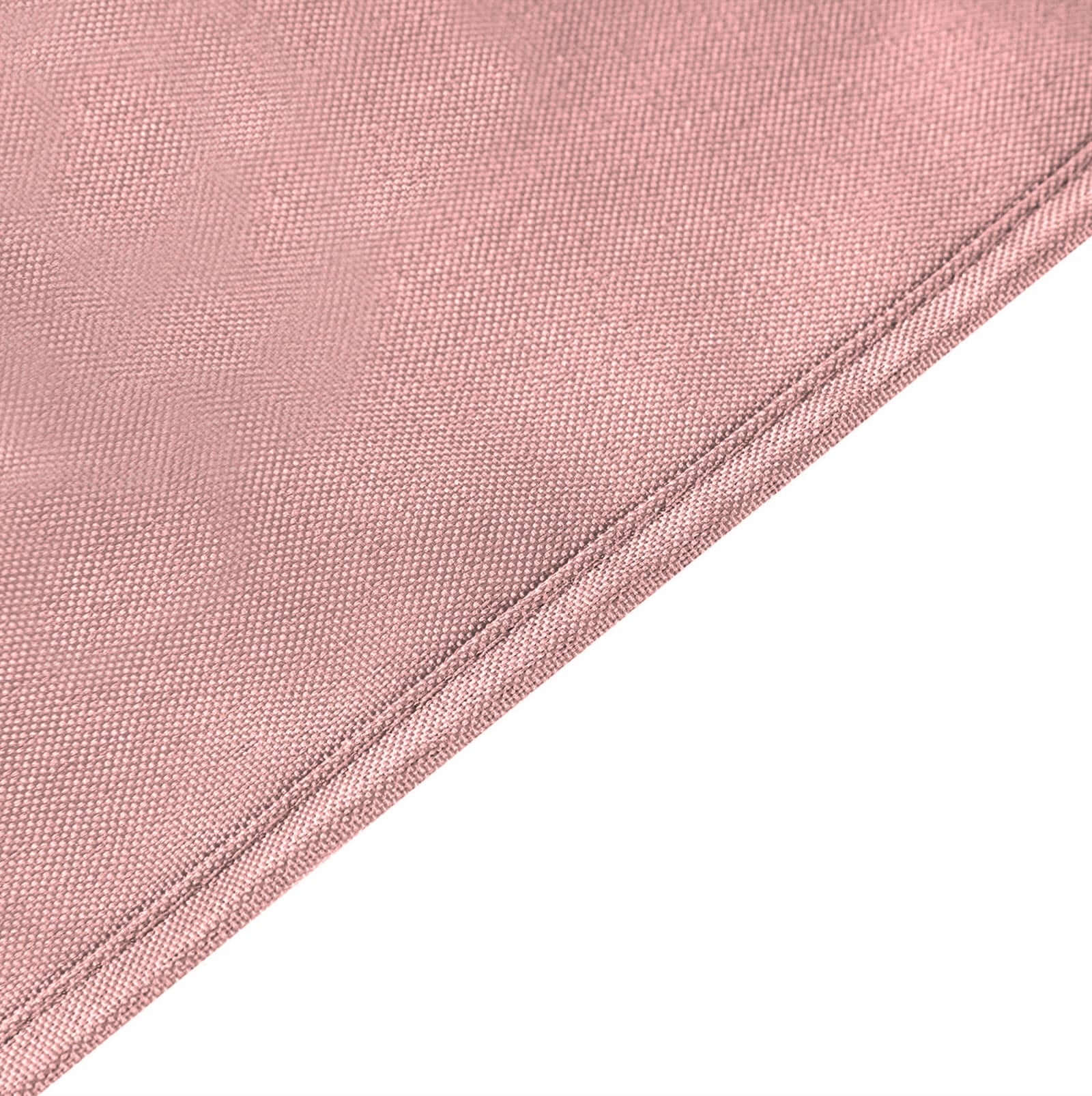Polyester 132 Round Tablecloth Dusty Rose - Seamless Chic Table Cover
