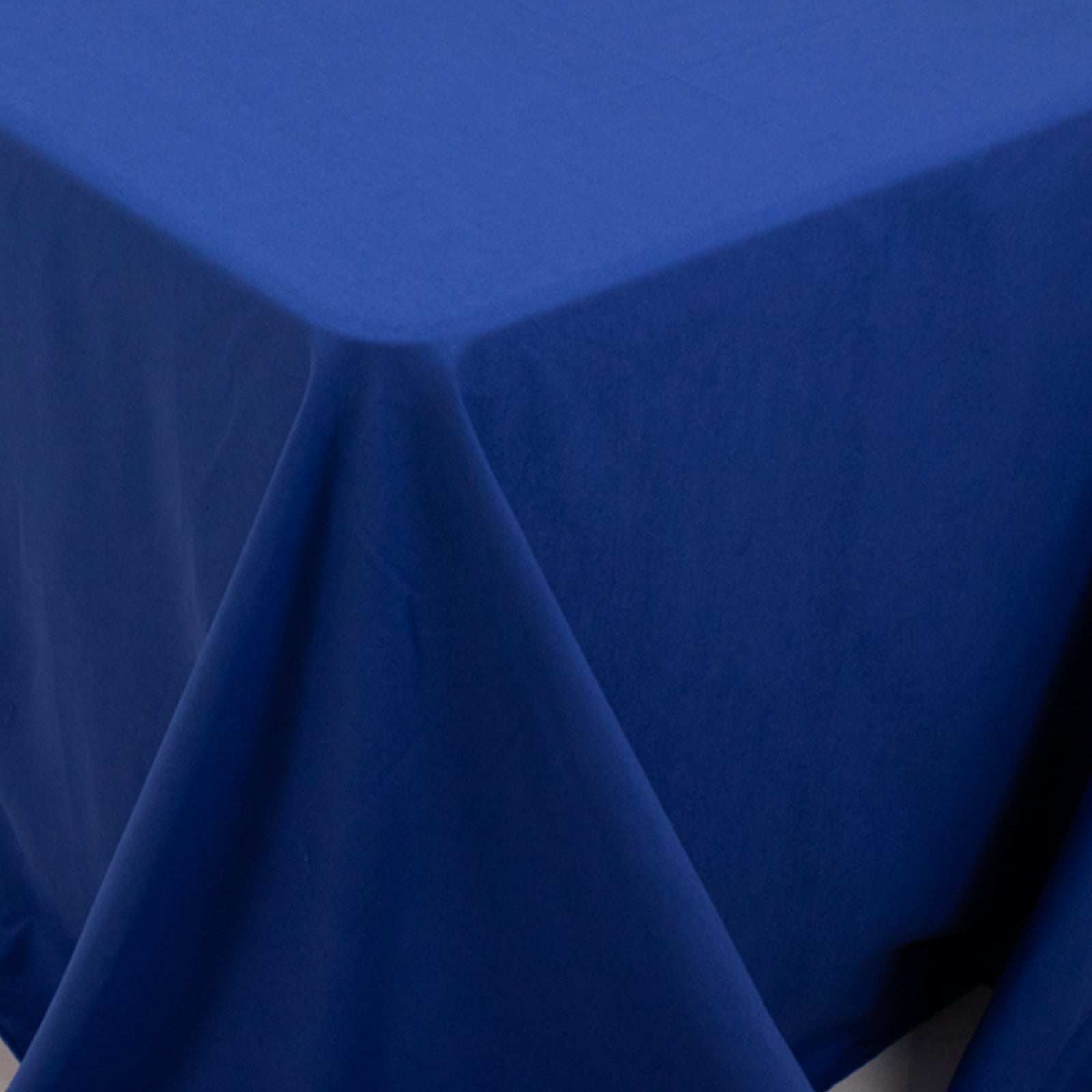 Cotton Blend 90x156 Rectangle Tablecloth Royal Blue - Seamless Wrinkle-Resistant Table Cover