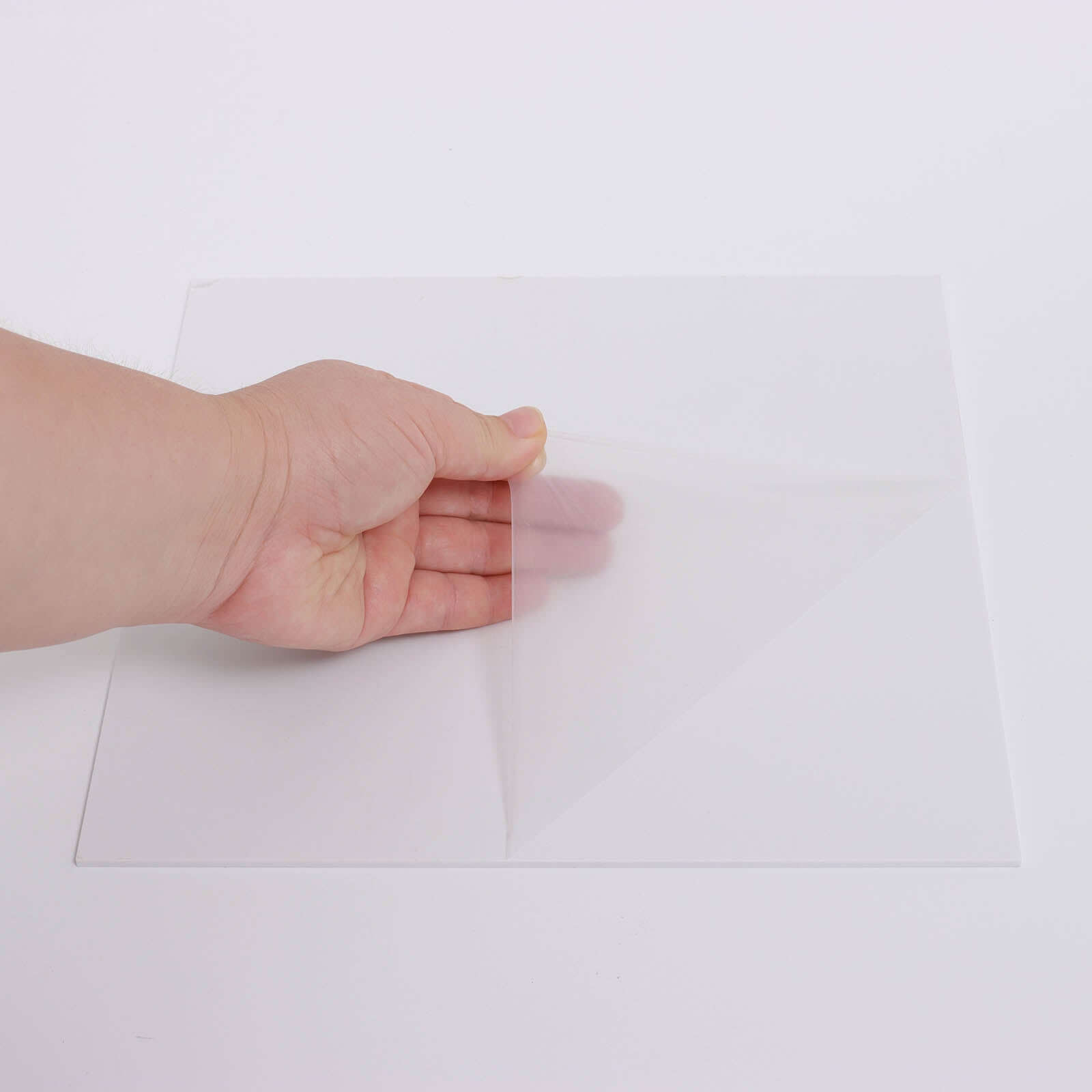 2 Pack 10 Square White Acrylic Plexiglass Sheets, 3mm Thick Top Plates With Protective Film