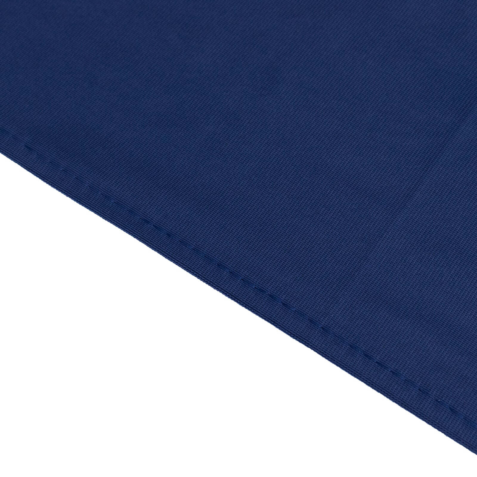 Premium Scuba Rectangular 90x156 Tablecloth Navy Blue - Wrinkle Free, Stain Resistant & Seamless Table Cover