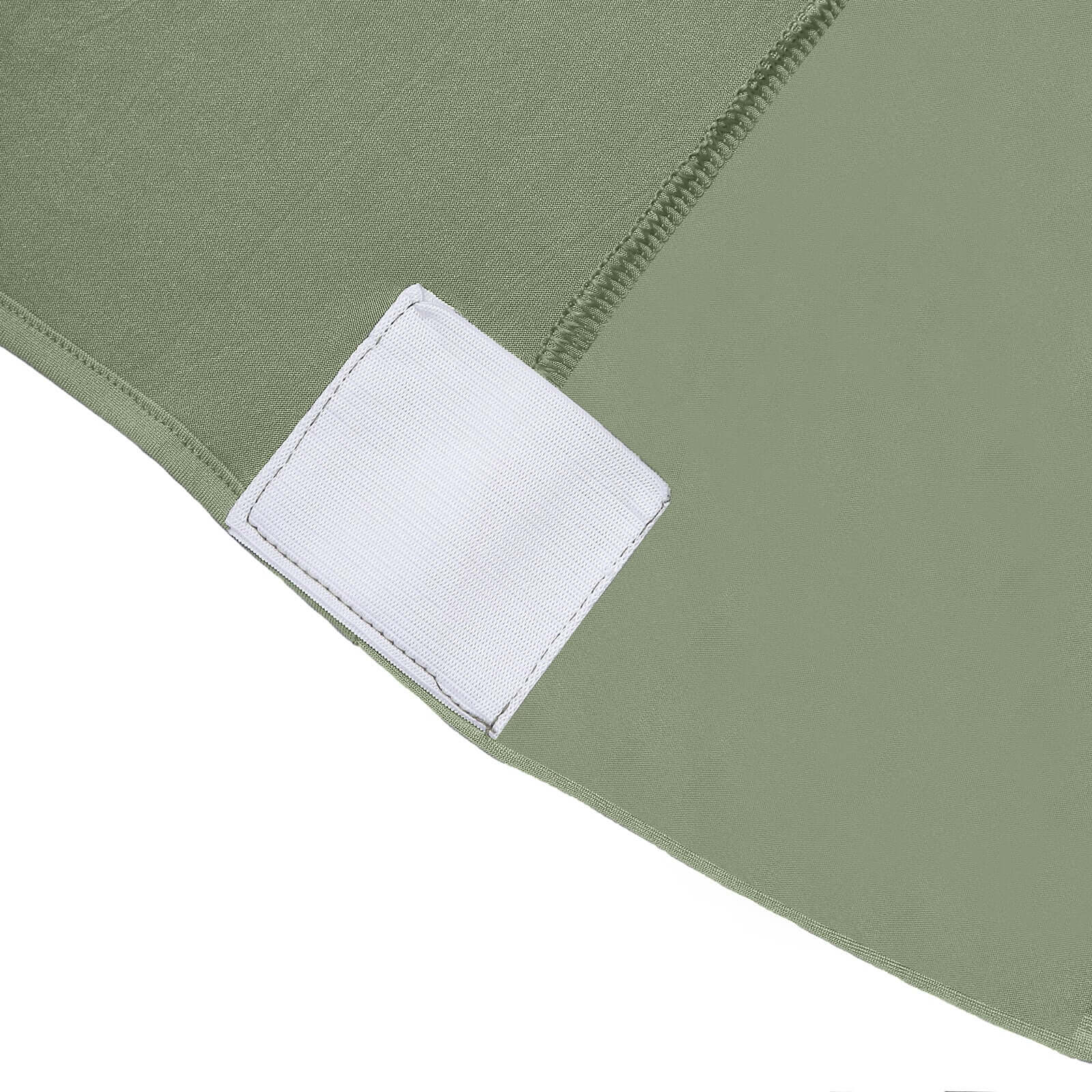 Stretch Spandex 6ft Rectangle Tablecloth Dusty Sage Green - Durable Form-Fitting Table Cover