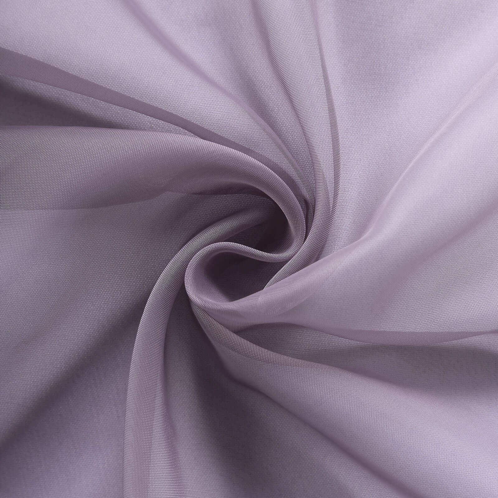 5 Pack Premium Chiffon Chair Sashes Violet Amethyst - Soft & Lightweight Designer Chair Bows 22x78