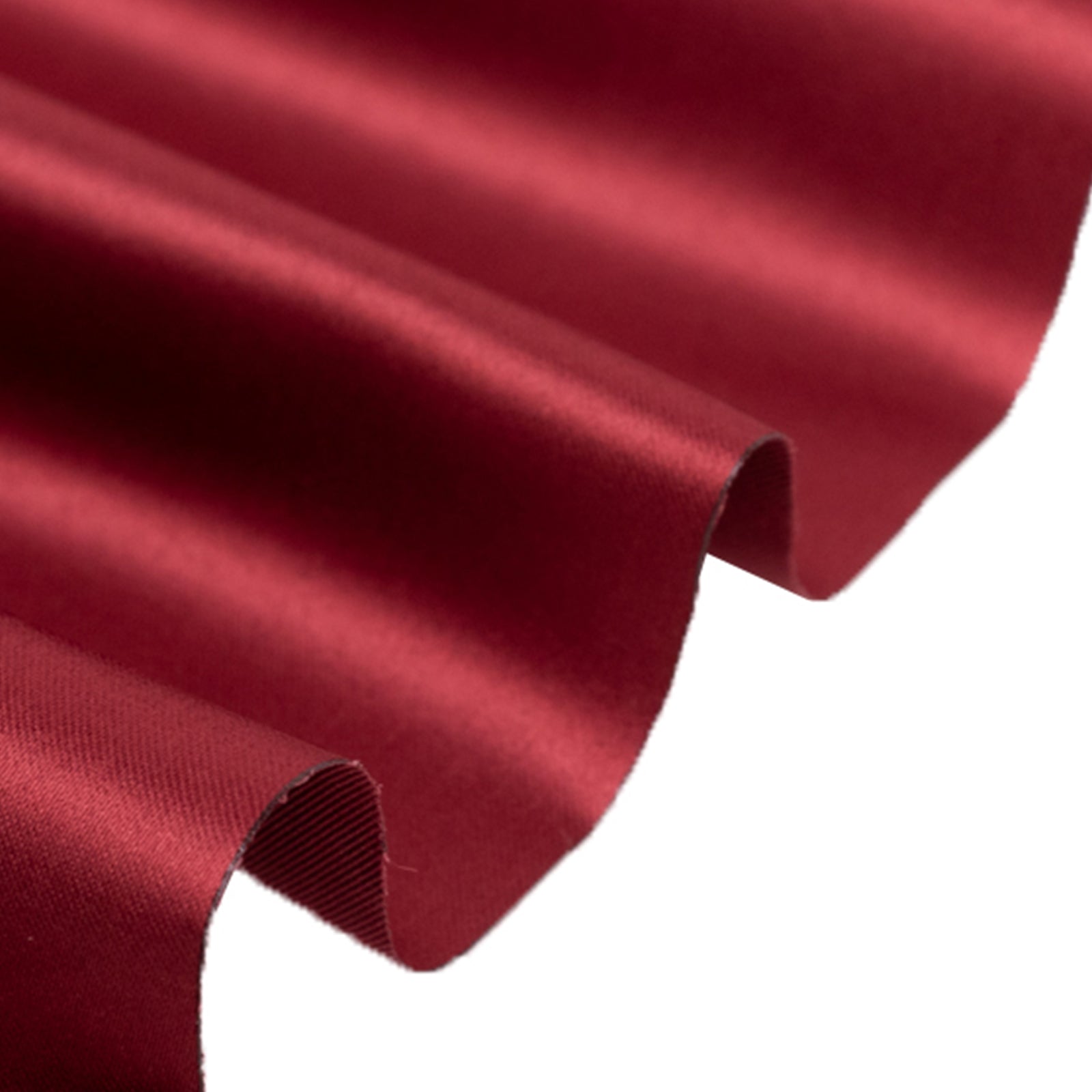 54x10 Yards Burgundy Lamour Satin Fabric Bolt, Heavy Matte Satin Fabric By The Yard