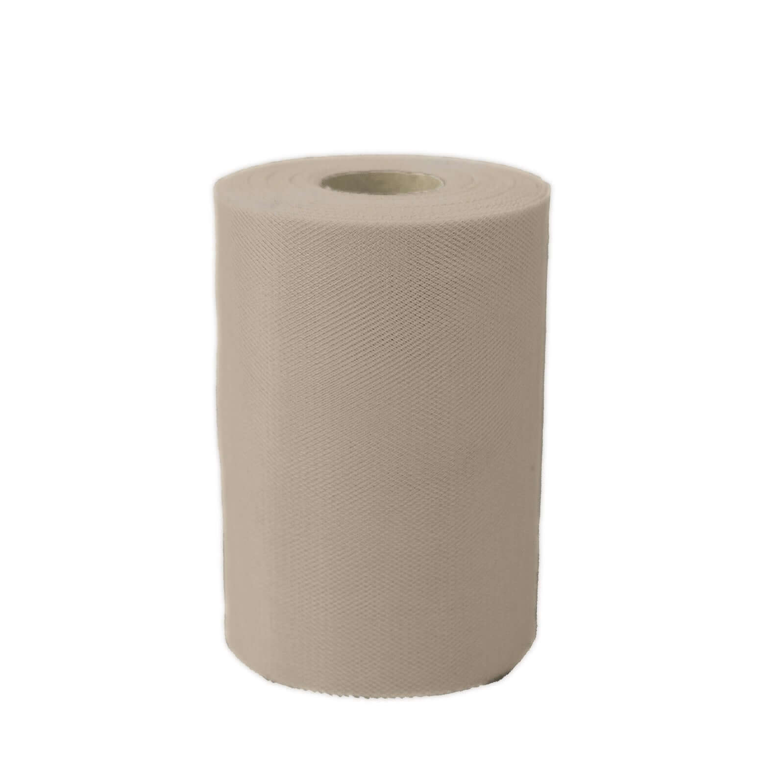 6x100 Yards Taupe Tulle Fabric Bolt, Sheer Fabric Spool Roll For Crafts