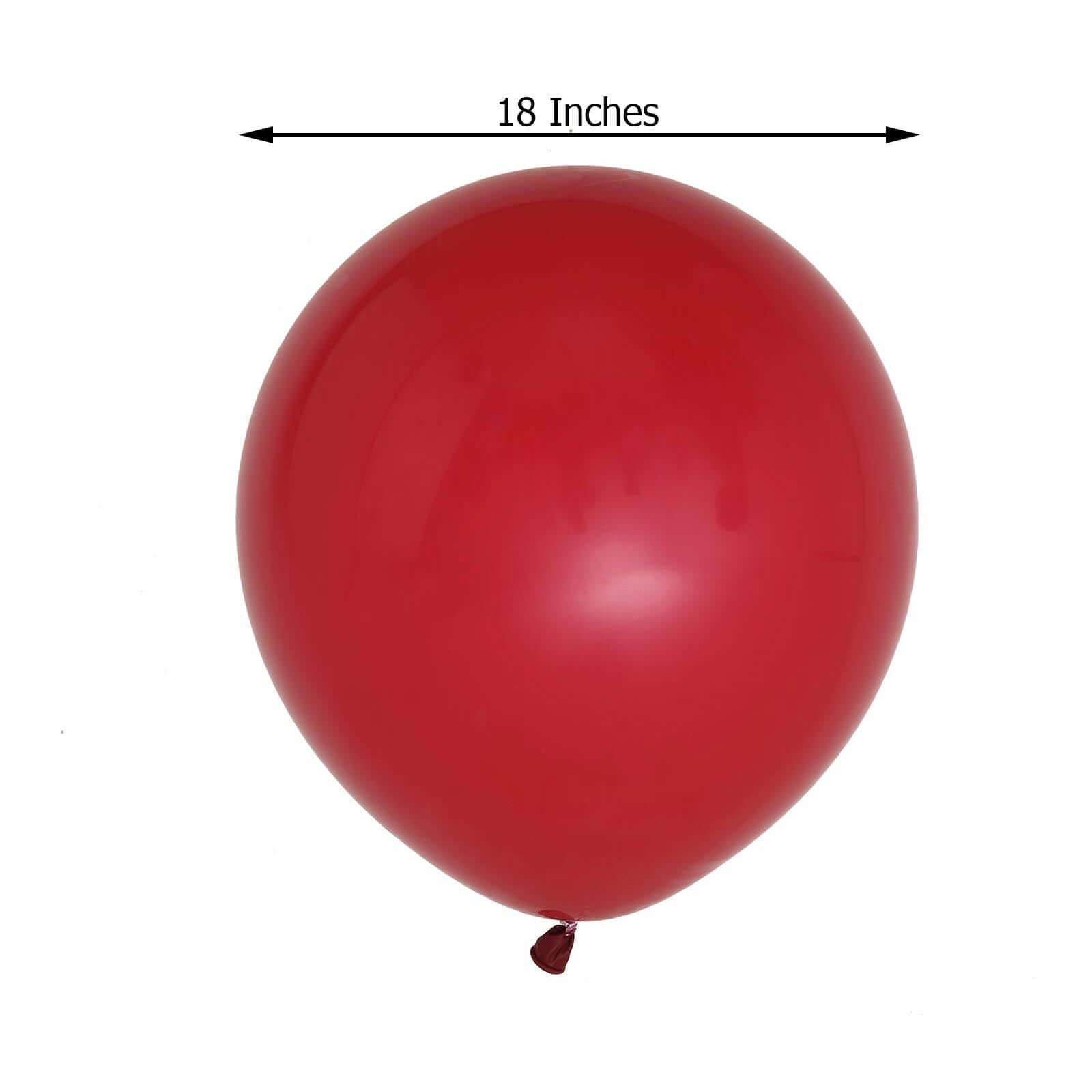 10 Pack 18 Matte Pastel Burgundy Helium or Air Latex Party Balloons