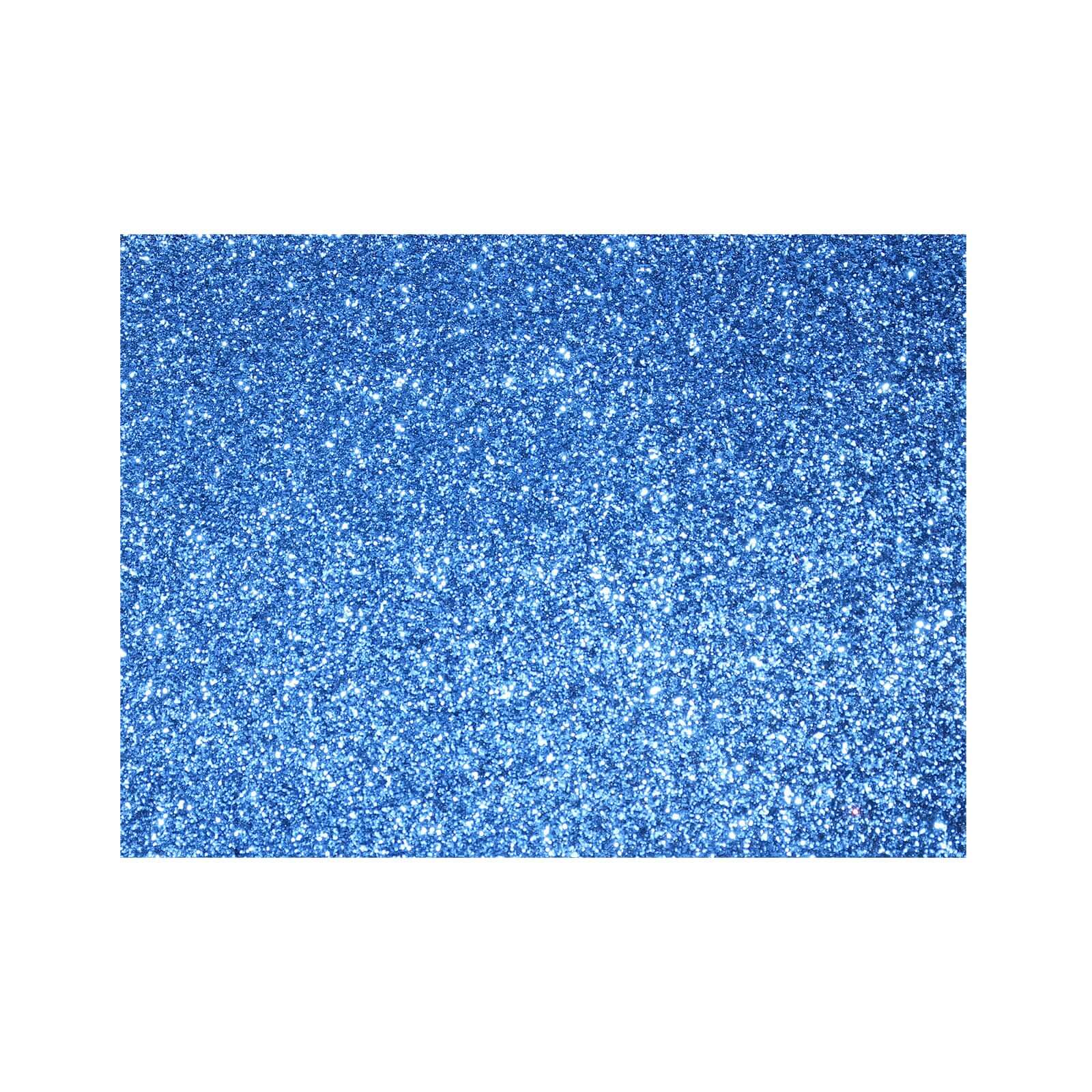 6-Pack Placemats Glitter Design Royal Blue Sparkle Rectangle - Non-Slip Decorative Dining Table Mats 12x18