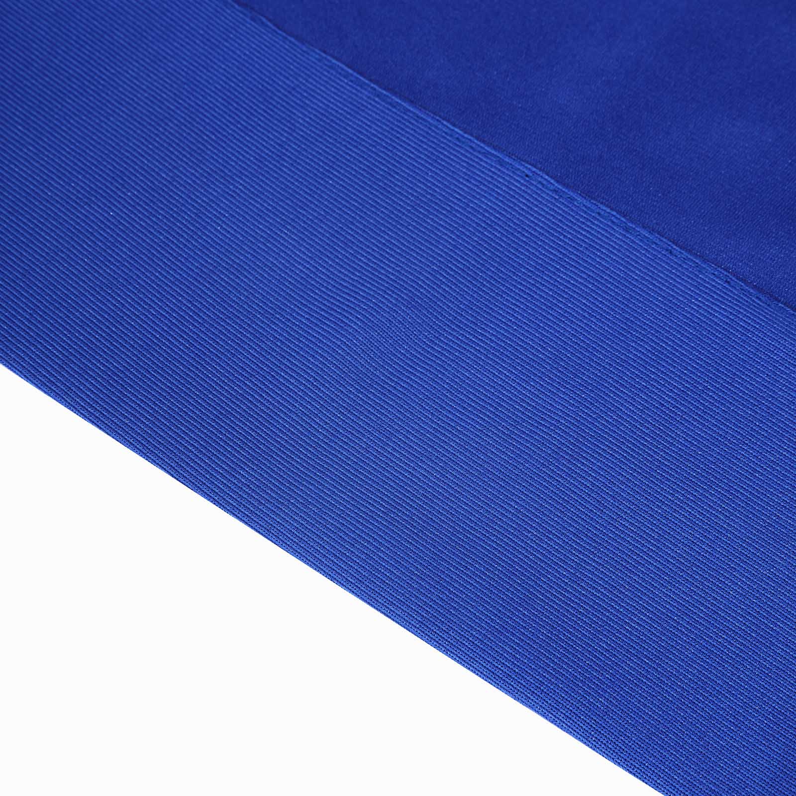 2 Pack Royal Blue Scuba Polyester Event Curtain Drapes, Durable Flame Resistant Backdrop Event Panels Wrinkle Free with Rod Pockets - 10ftx10ft