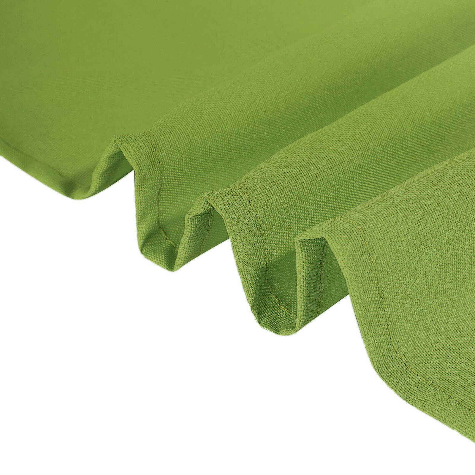 Polyester 90x156 Rectangle Tablecloth Apple Green - Seamless Wrinkle-Resistant Table Cover