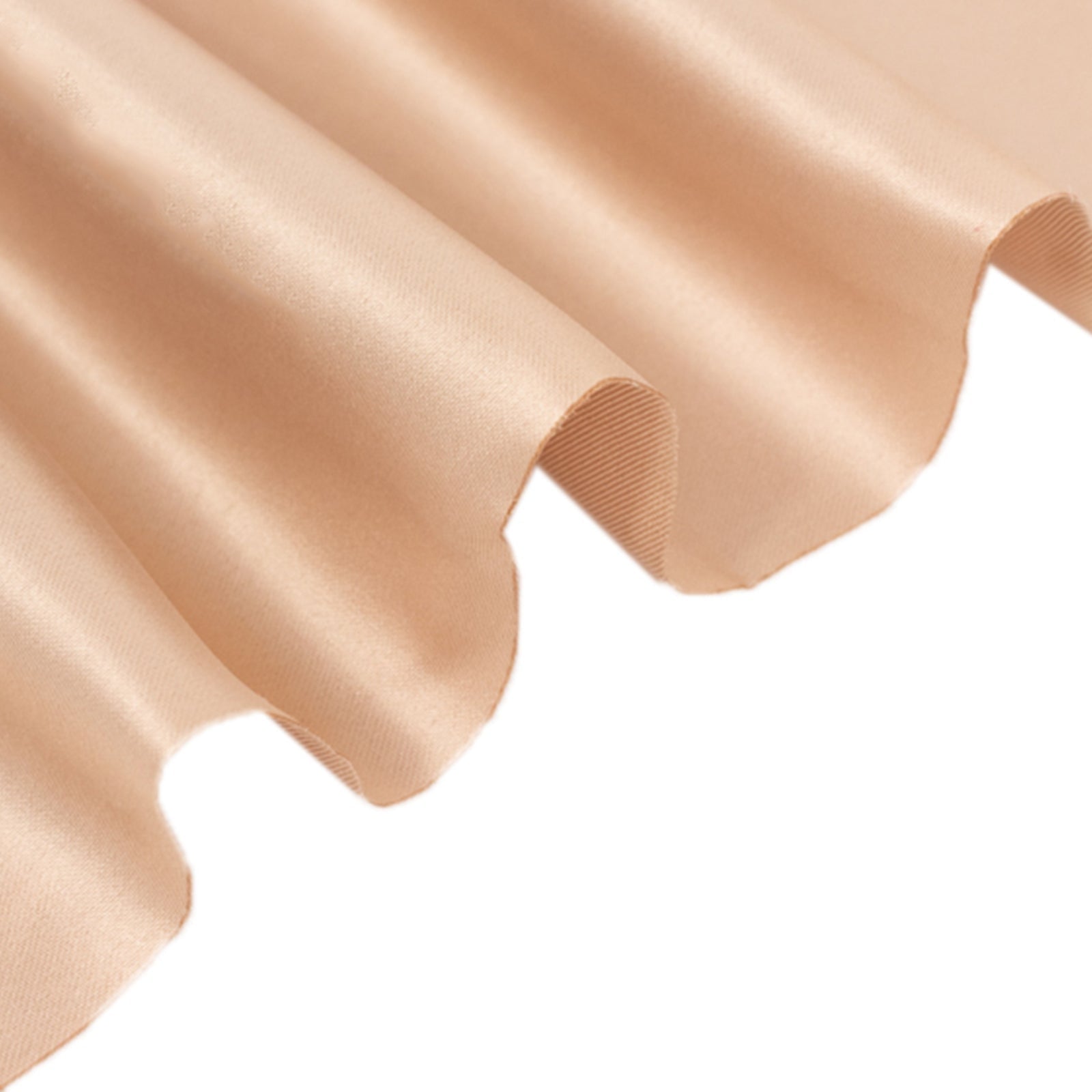 54x10 Yards Nude Lamour Satin Fabric Bolt, Heavy Matte Satin Fabric By The Yard