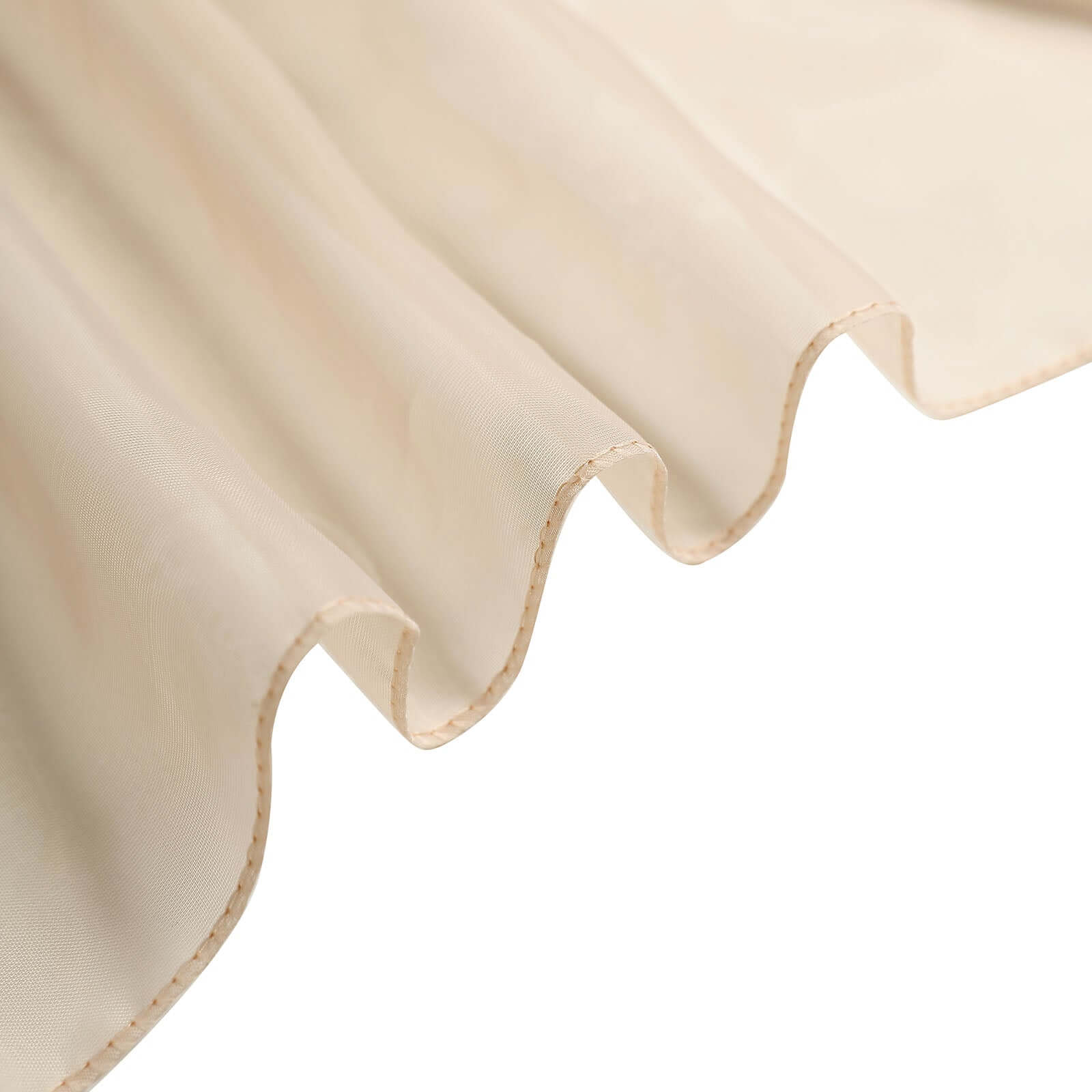 18ft Nude Sheer Organza Wedding Arch Drapery Fabric, Window Scarf Valance