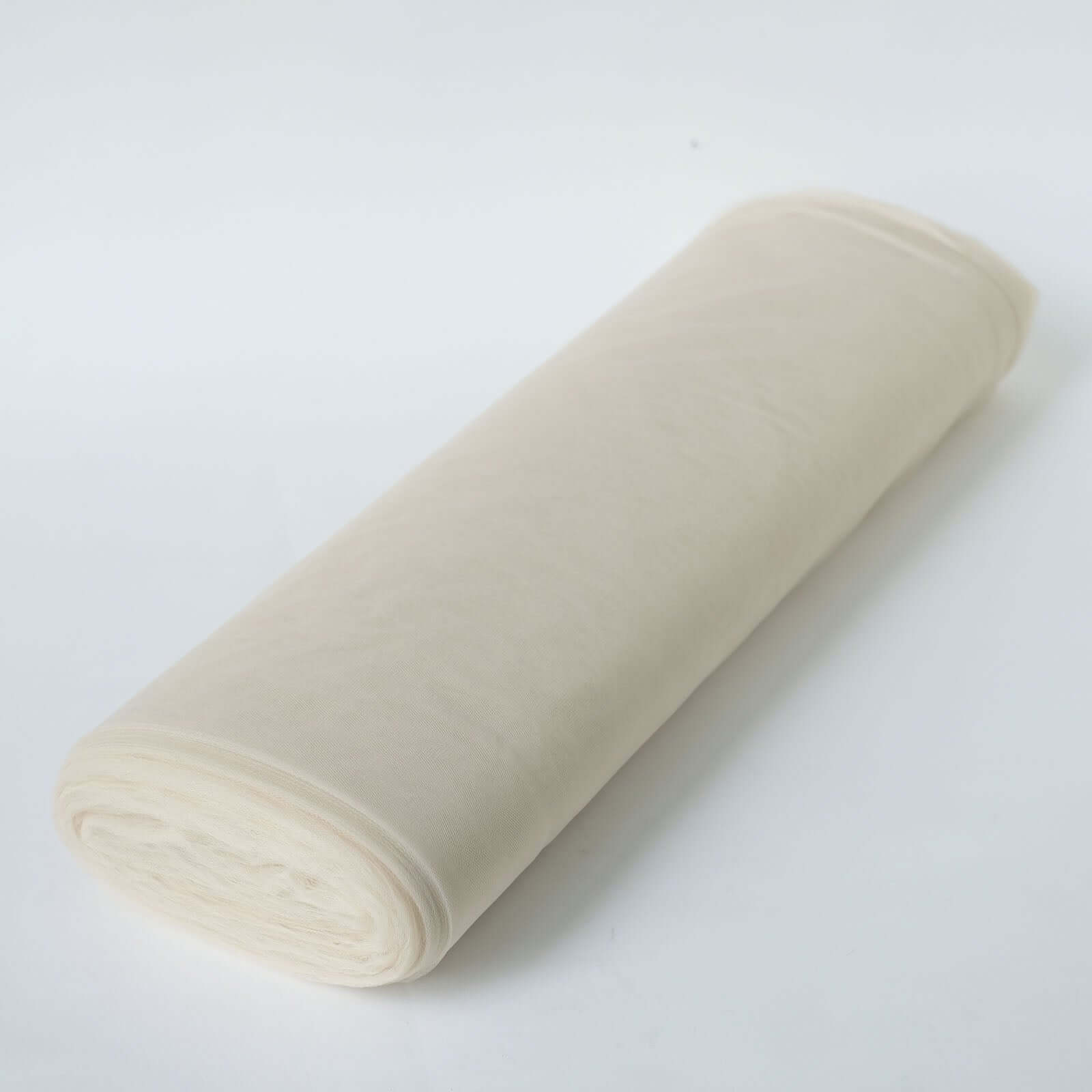 108x50 Yards Beige Tulle Fabric Bolt, DIY Craft Fabric Roll