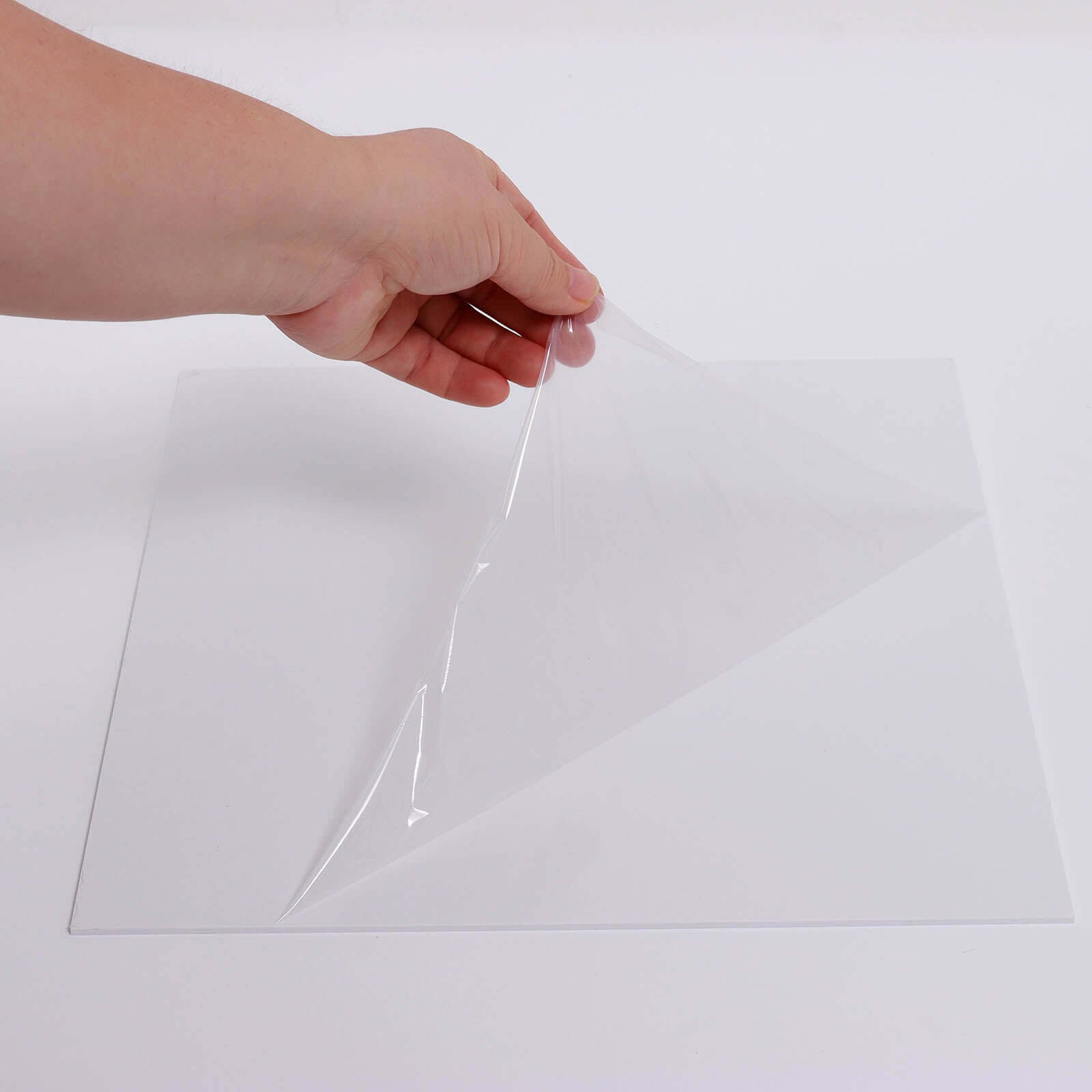 2-Pack Acrylic Plexiglass Sheets Top Plates White Square - Protective Film Coating 11 3mm Thick