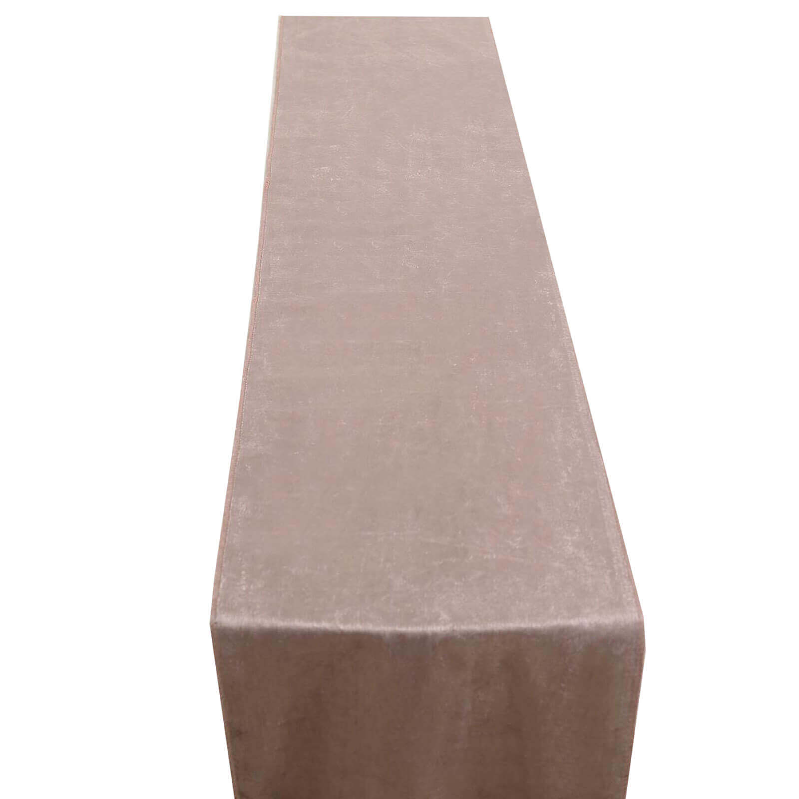 Premium Velvet 12x108 Table Runner Mauve - Sheen Finish Reusable Table Decor