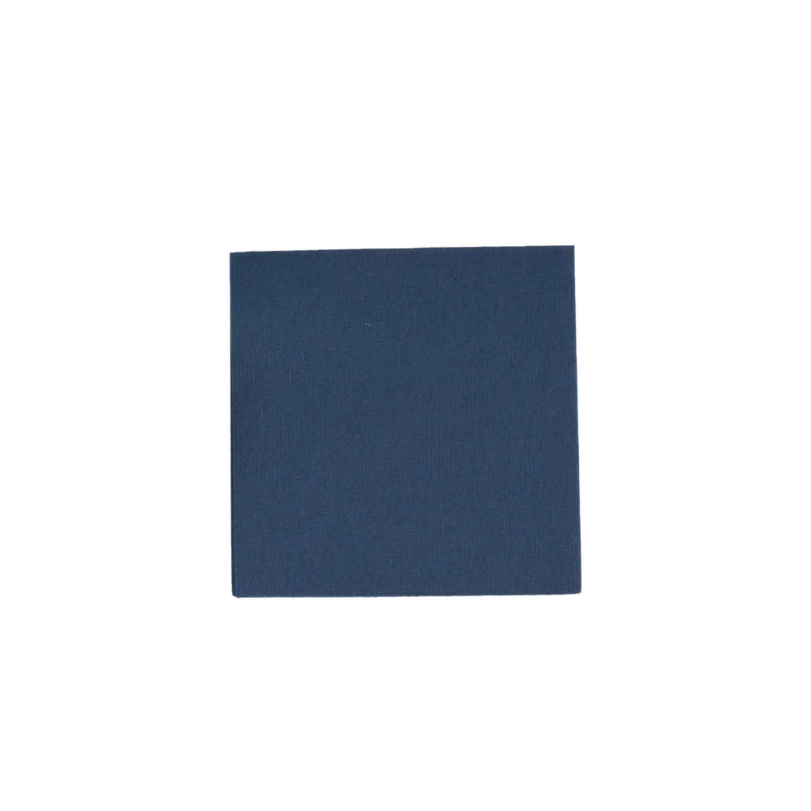 20-Pack Paper Linen-Like Cocktail Napkins Navy Blue - Disposable 5x5 Airlaid Soft Napkins