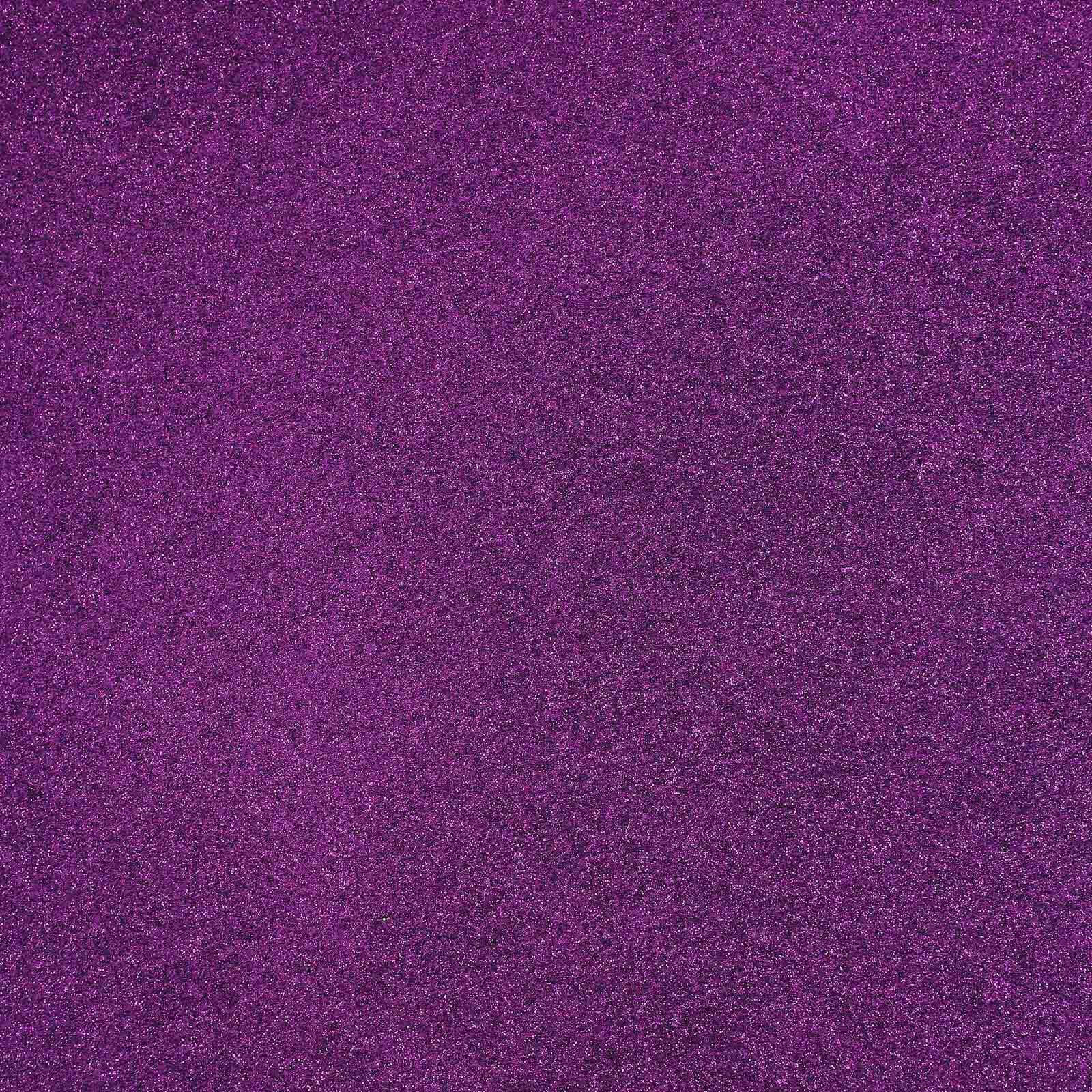 10 Pack Purple Self-Adhesive Glitter DIY Craft Foam Sheets - 12x10