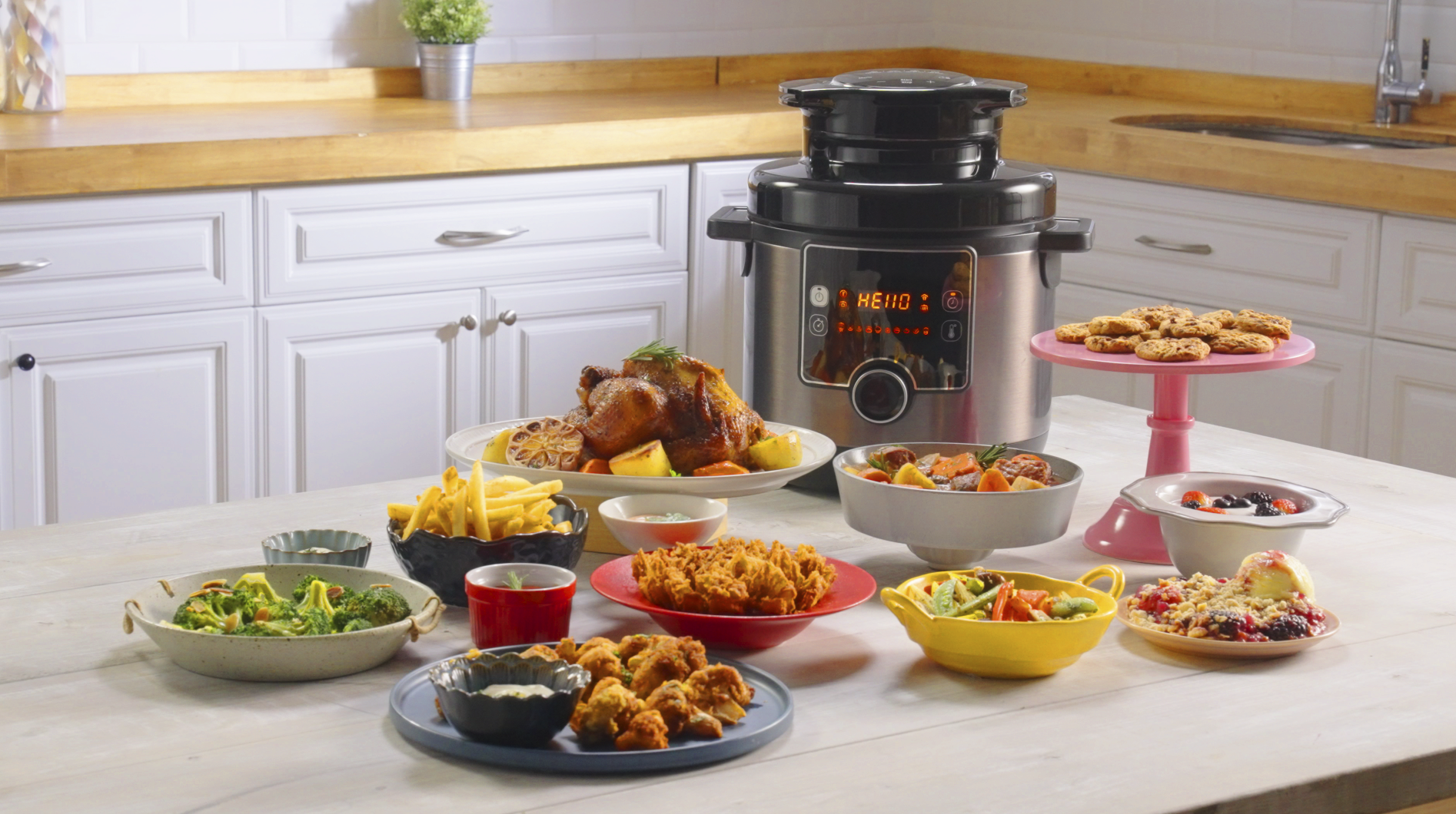 Tefal Turbo Cuisine Maxi & Fry Air Fryer and Multicooker CY7788