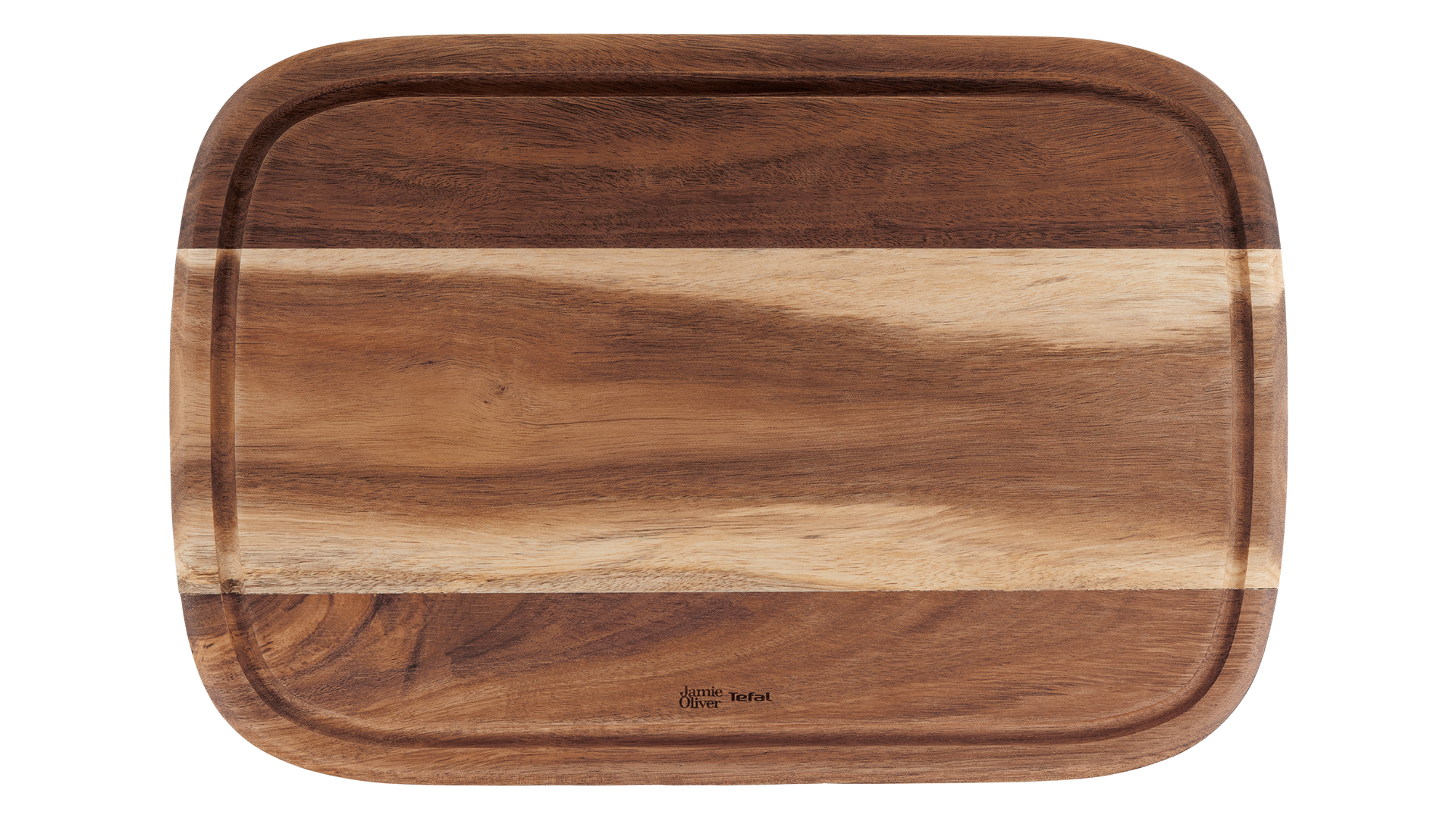 Jamie Oliver by Tefal Wooden Acacia Board - Medium (37.4 x 25 x 2.2cm)