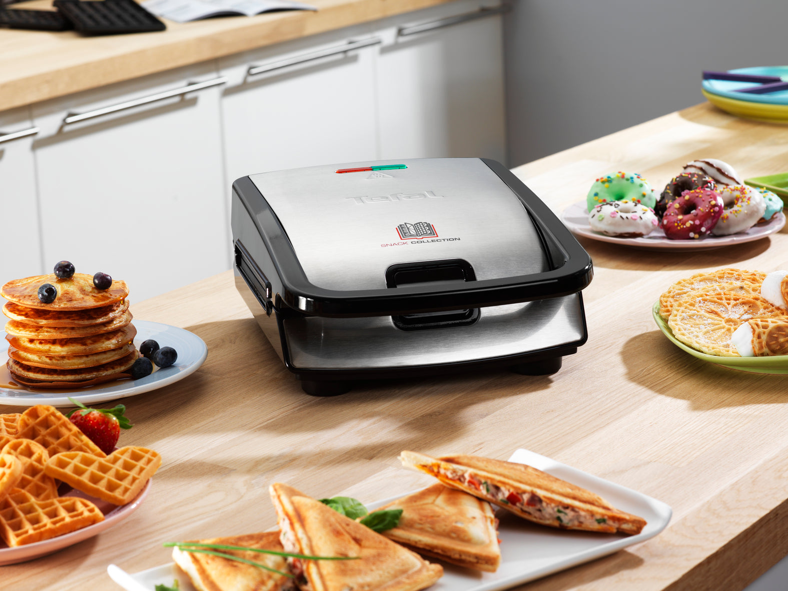 Tefal Snack Collection SW852 Sandwich and Waffle Maker