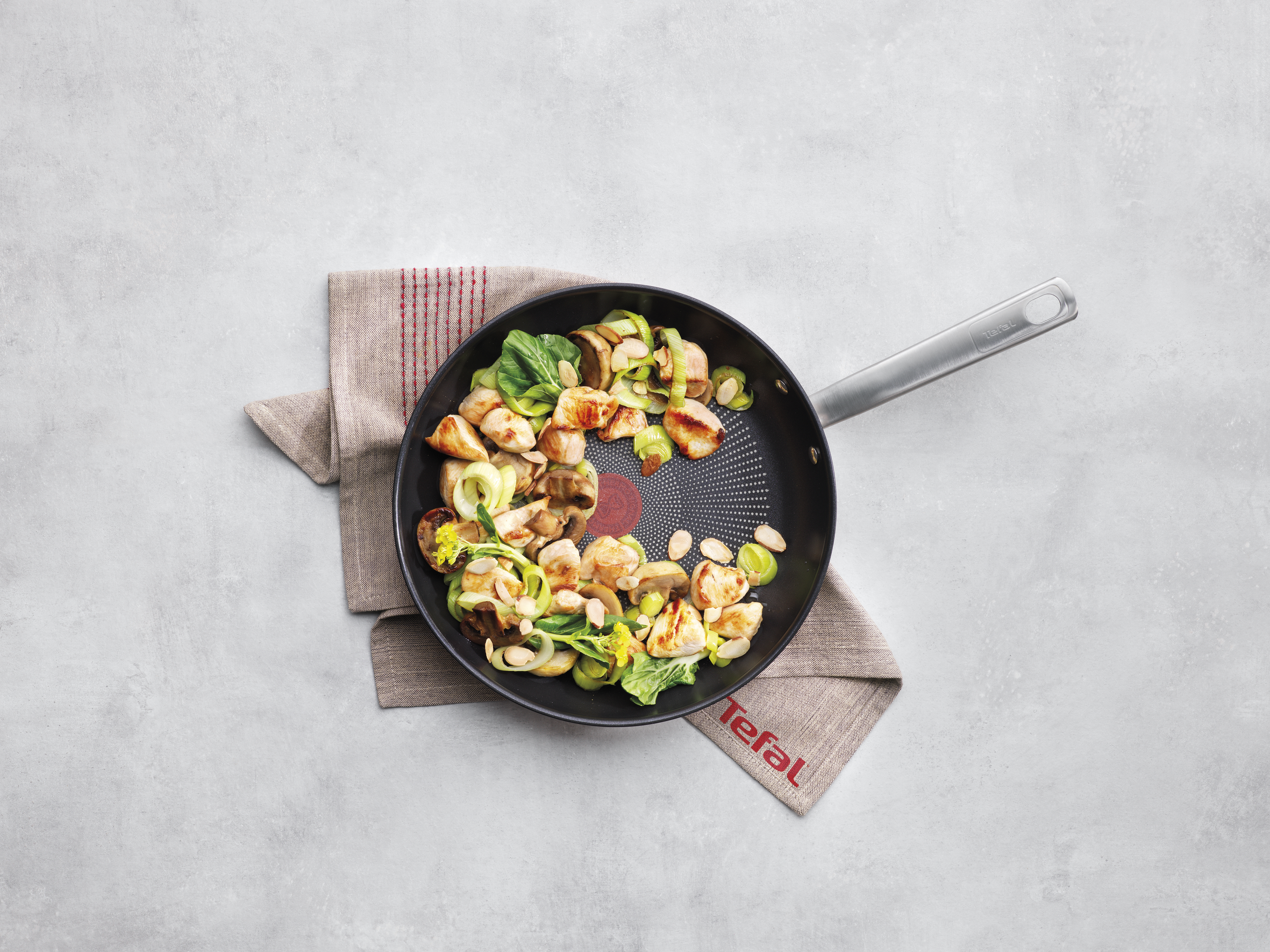 Tefal Virtuoso Stainless Steel Induction Non-Stick Frypan 28cm