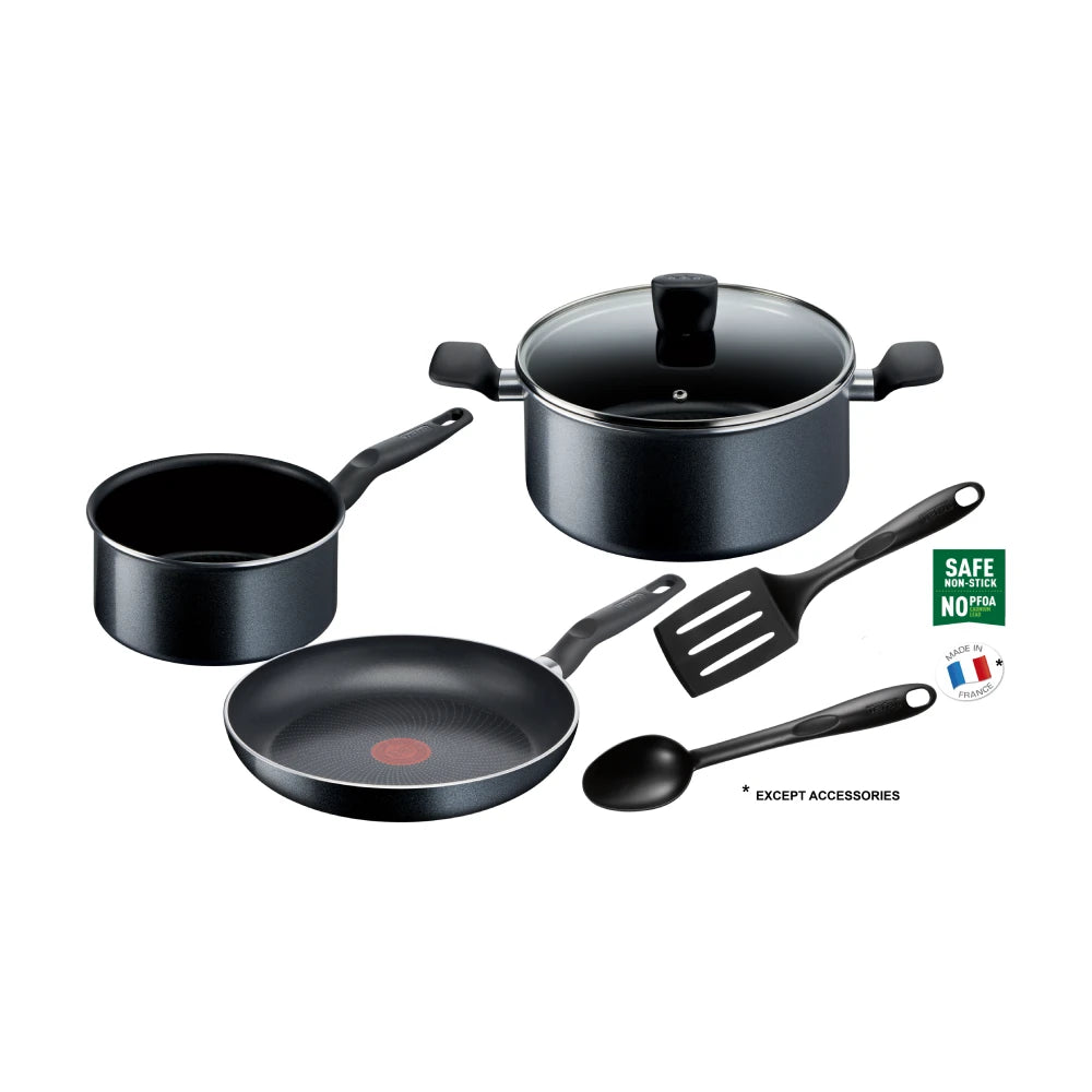 Tefal Starter Easy Non-Stick 3pc Set + Utensils