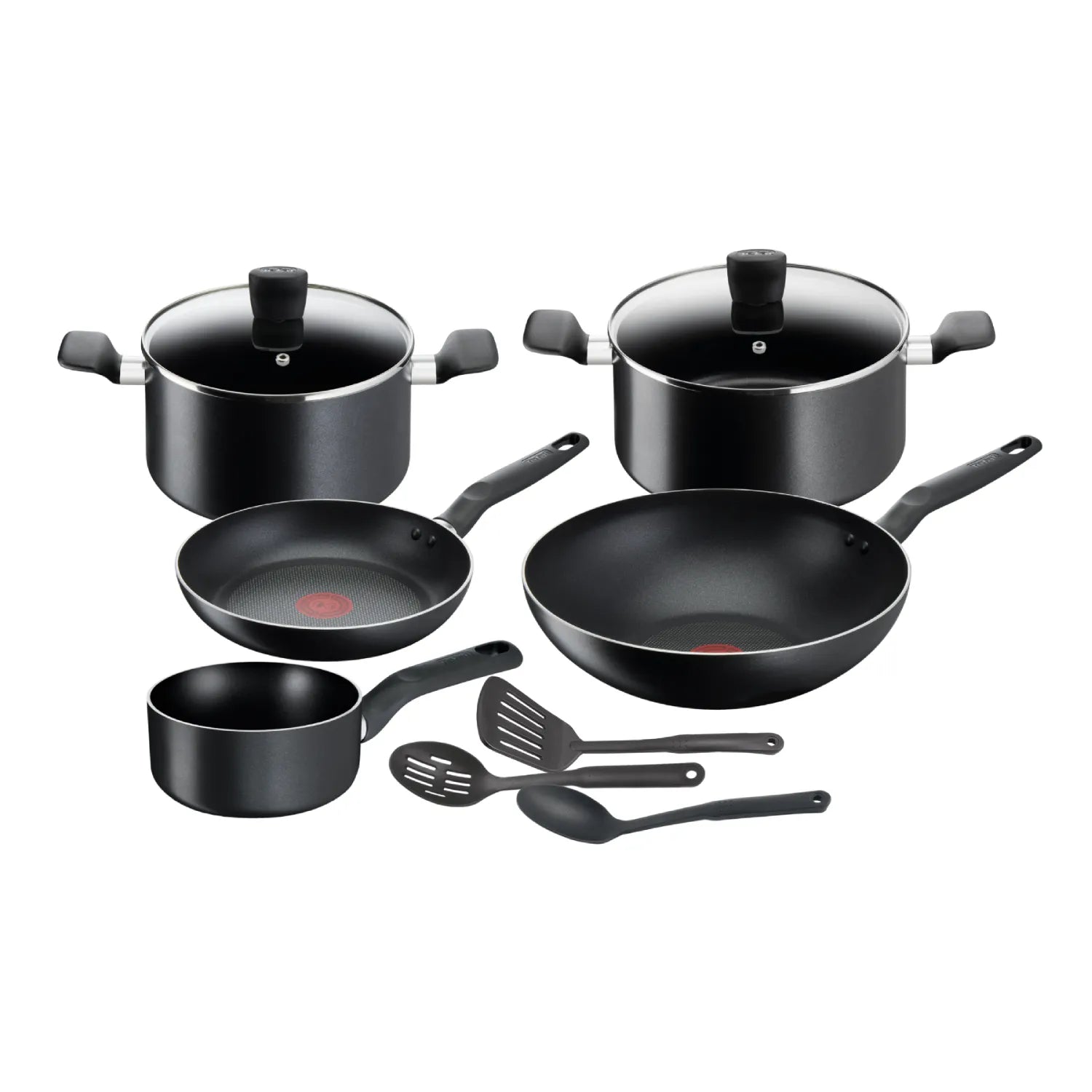 Tefal Super Cook Non-Stick 5pc Set with Utensils