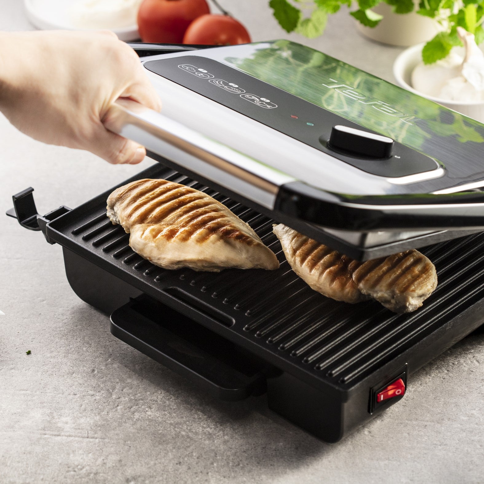 Tefal Inicio Adjust Panini Grill GC242D