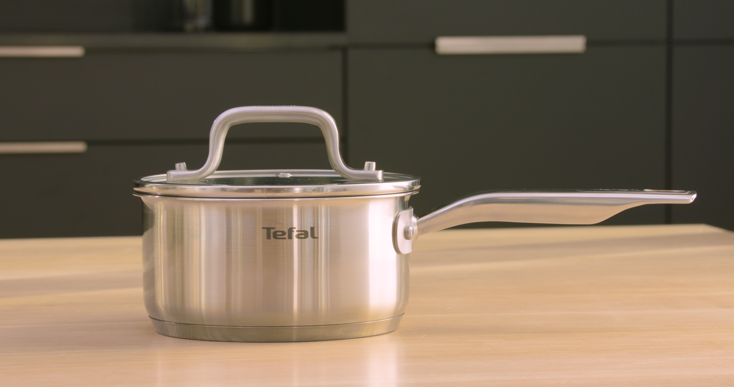 Tefal Virtuoso Stainless Steel Induction Saucepan 16cm/1.6L + Lid