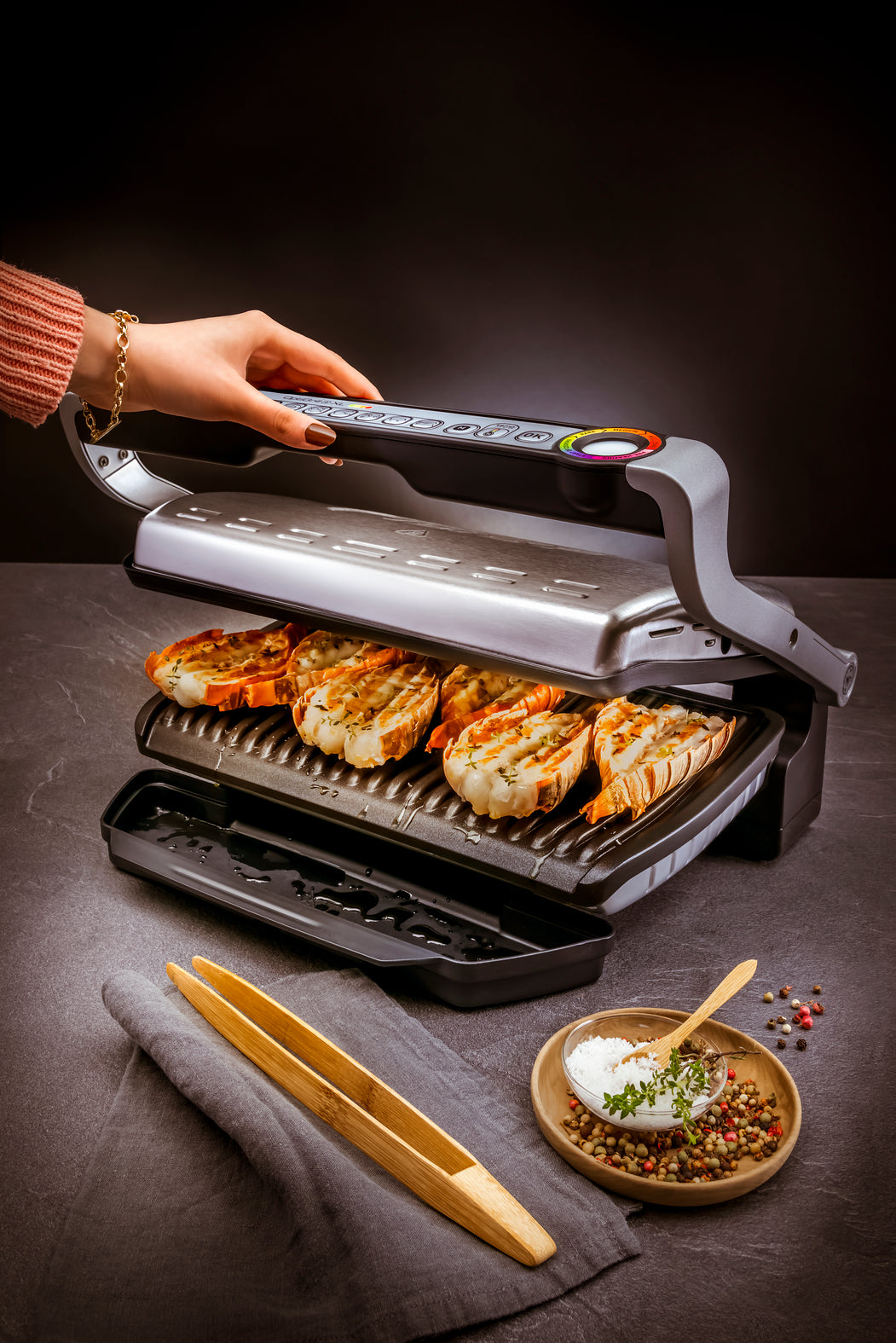 Tefal OptiGrill+ XL Smart Electric Grill GC722