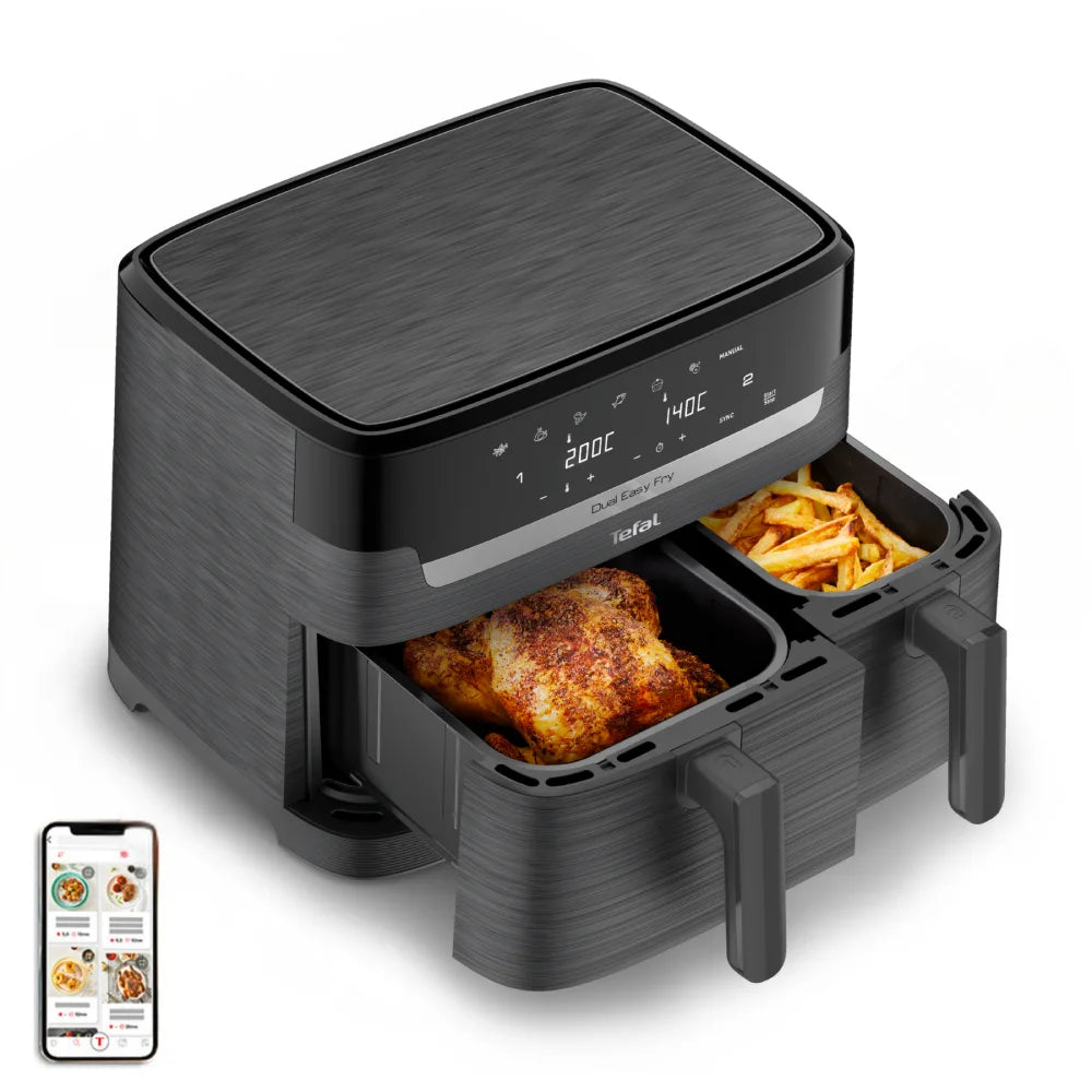 Tefal Dual Easy Fry Essential XXL Air Fryer EY901H